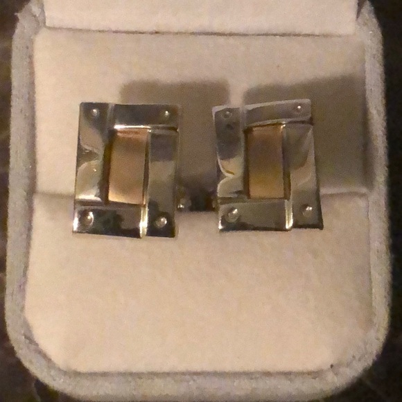 Dolan & Bullock .925/14KY Cufflinks - Picture 1 of 4